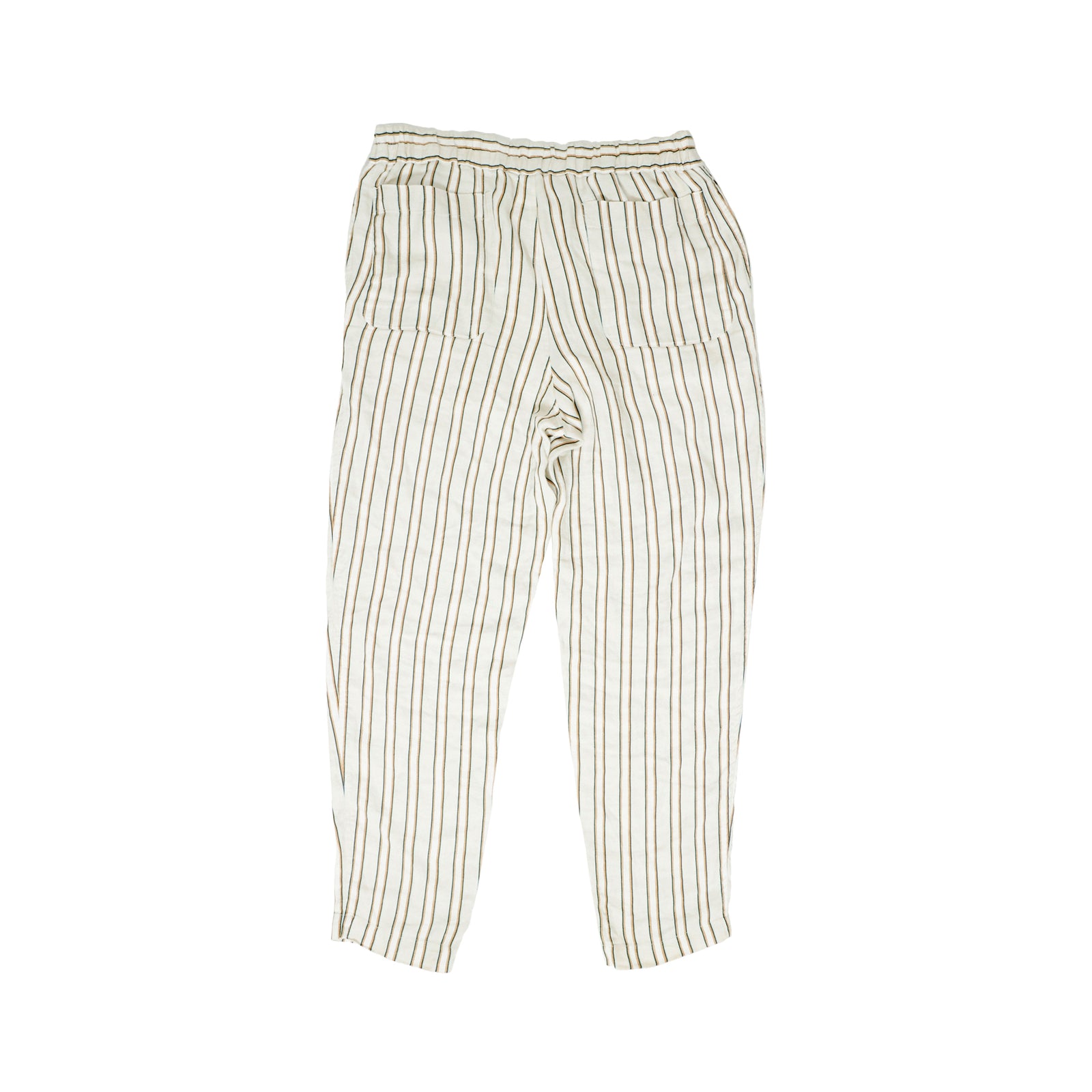 Comme Des Garcons Linen Striped Pants