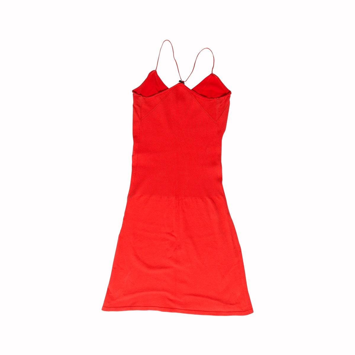 Chanel SS04 Red Knit Dress