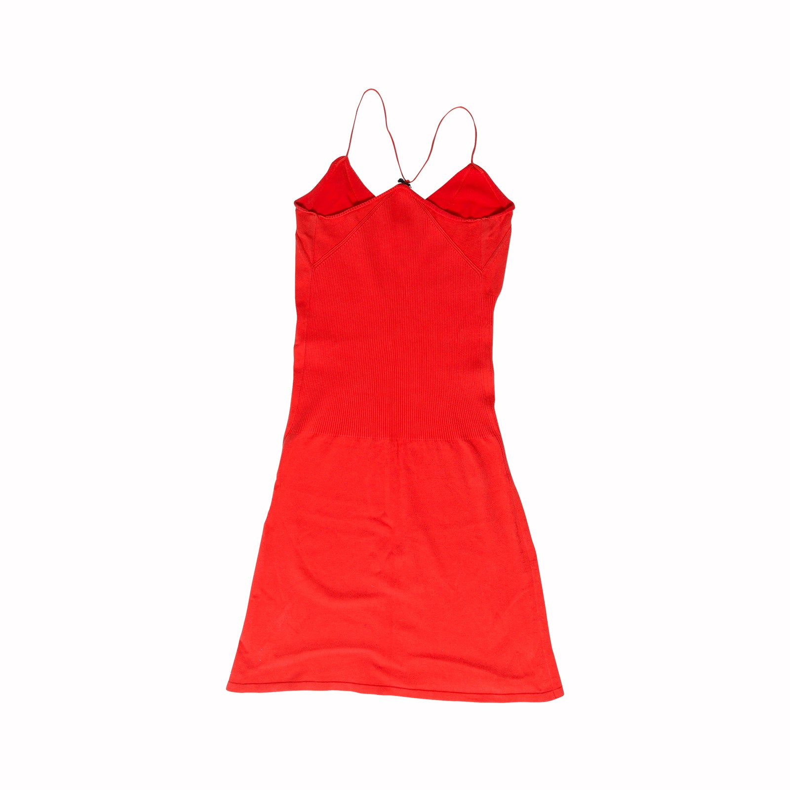 Chanel SS04 Red Knit Dress