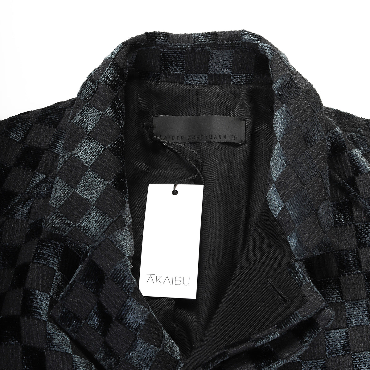Haider Ackermann FW2017 Checkered Coat
