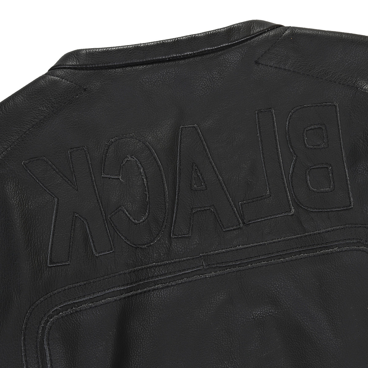 Maison Martin Margiela SS2002 BLACK Patched Leather Jacket