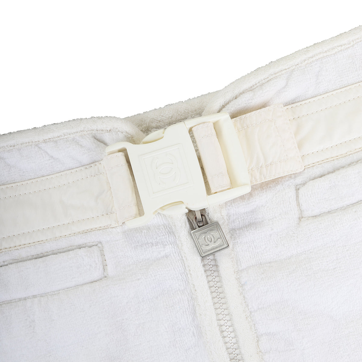 Chanel Sport 2000s Boucle Buckled Skirt