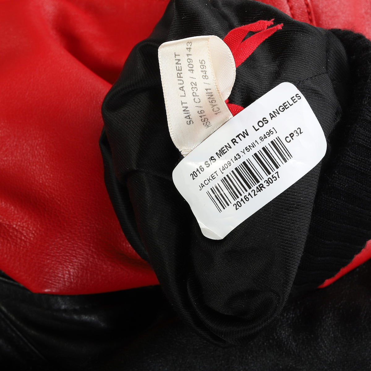 Saint Laurent Paris SS2016 Sample Rocket Embellished Leather Jacket