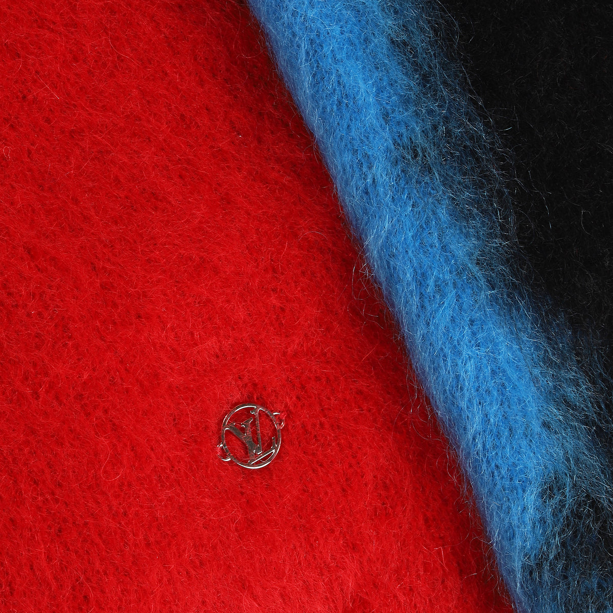 Louis Vuitton SS2017 Red Mohair Knit Sweater