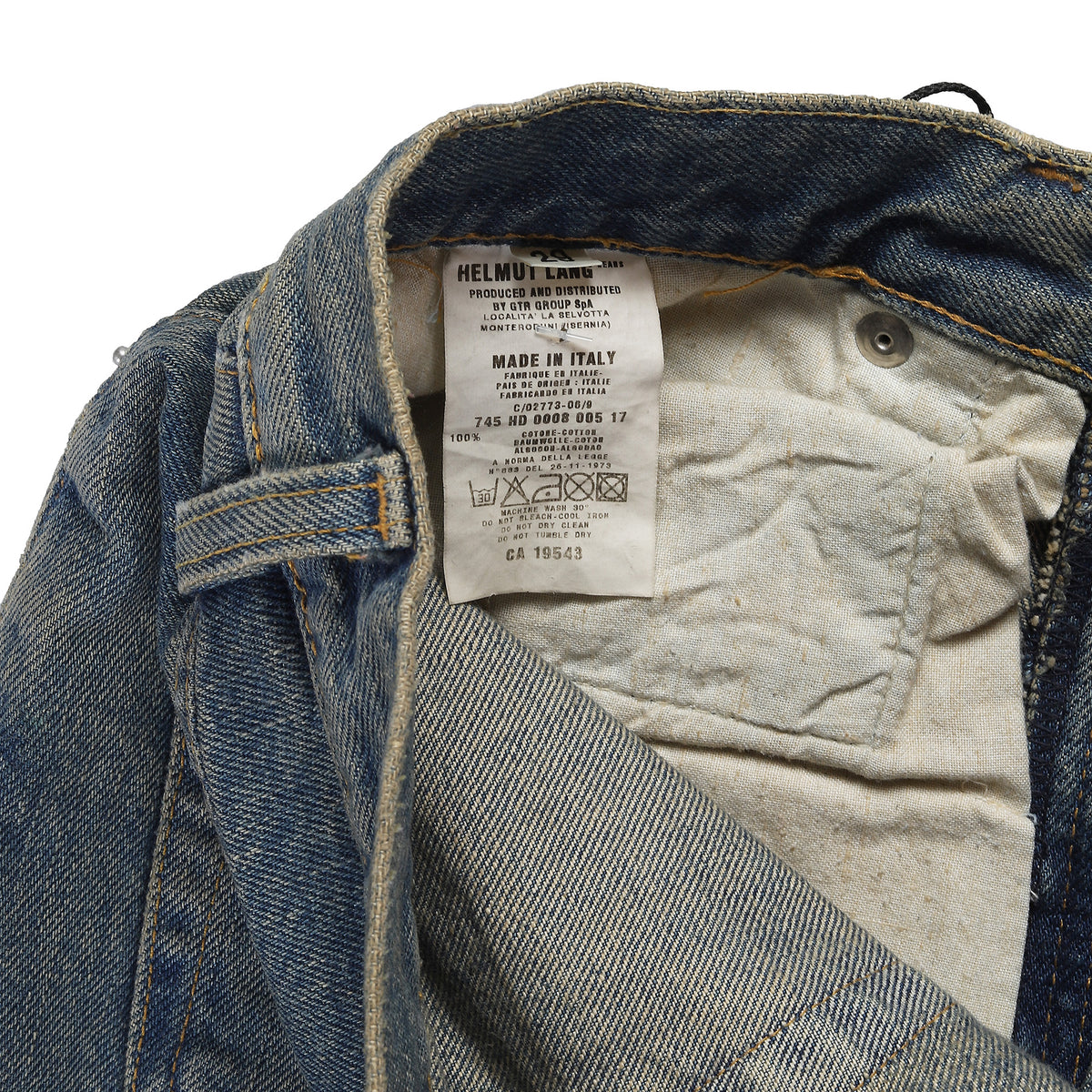 Helmut Lang 1999 Painter Denim