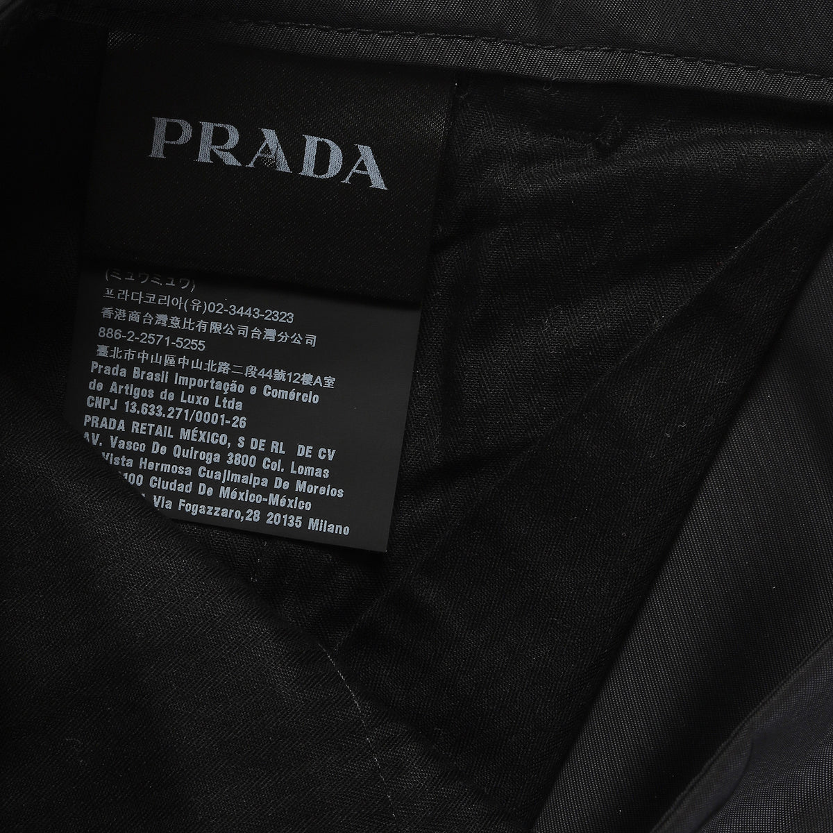 Prada FW2019 Nylon Zip Pants