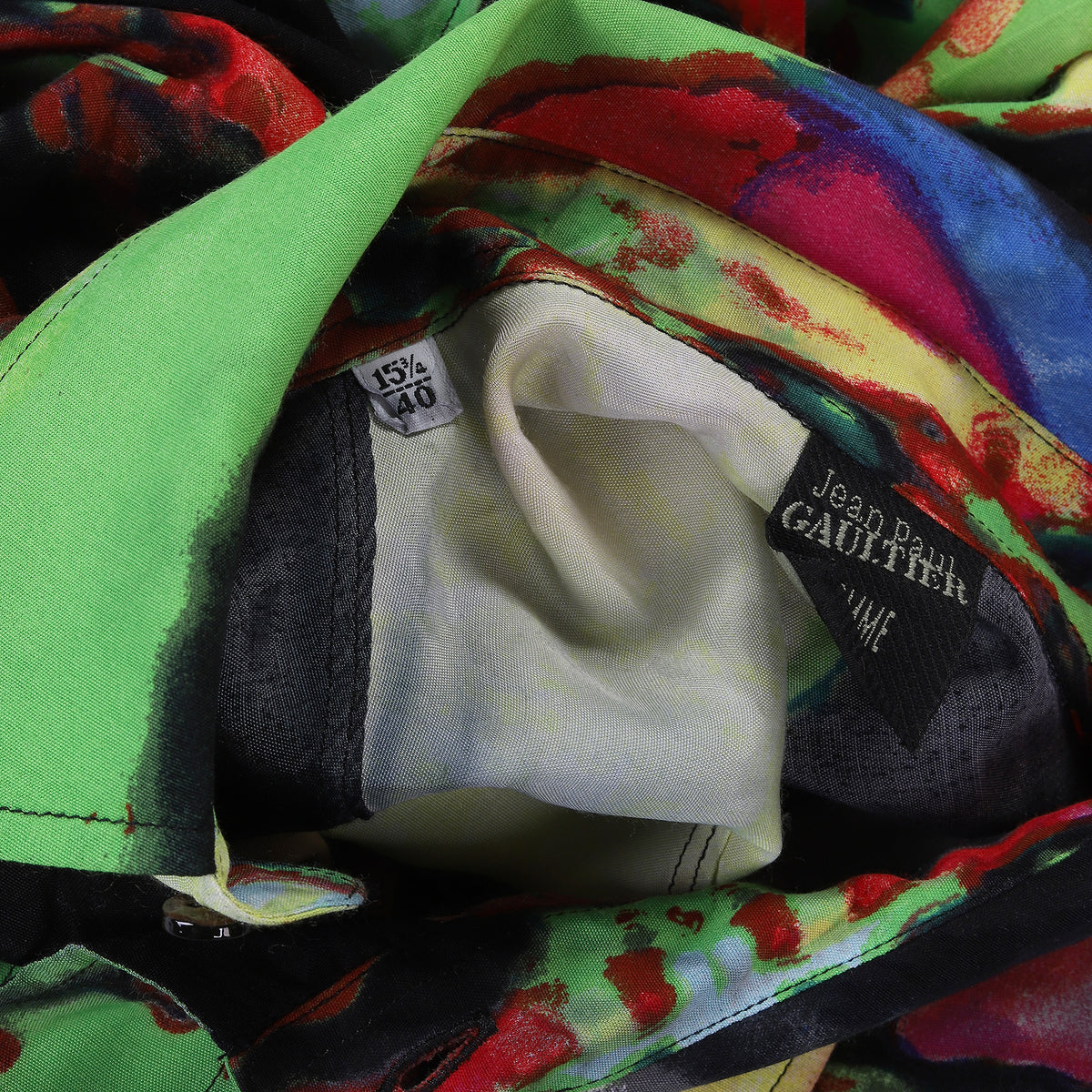 Jean Paul Gaultier SS2000 Psychedelic Viscose Shirt