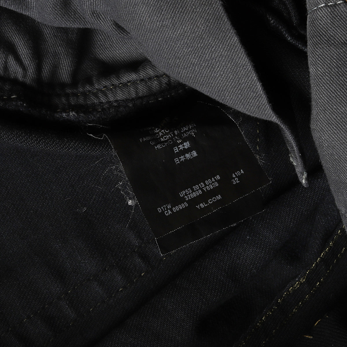 Saint Laurent Paris FW2013 Oil Stain Denim