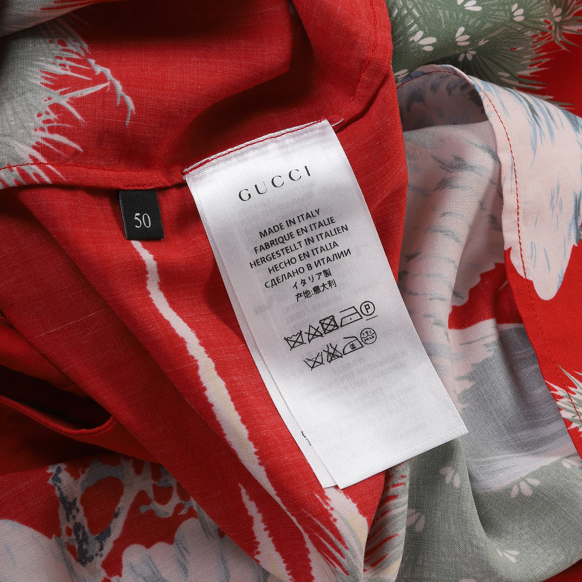 Gucci SS2016 Eagle Viscose Shirt