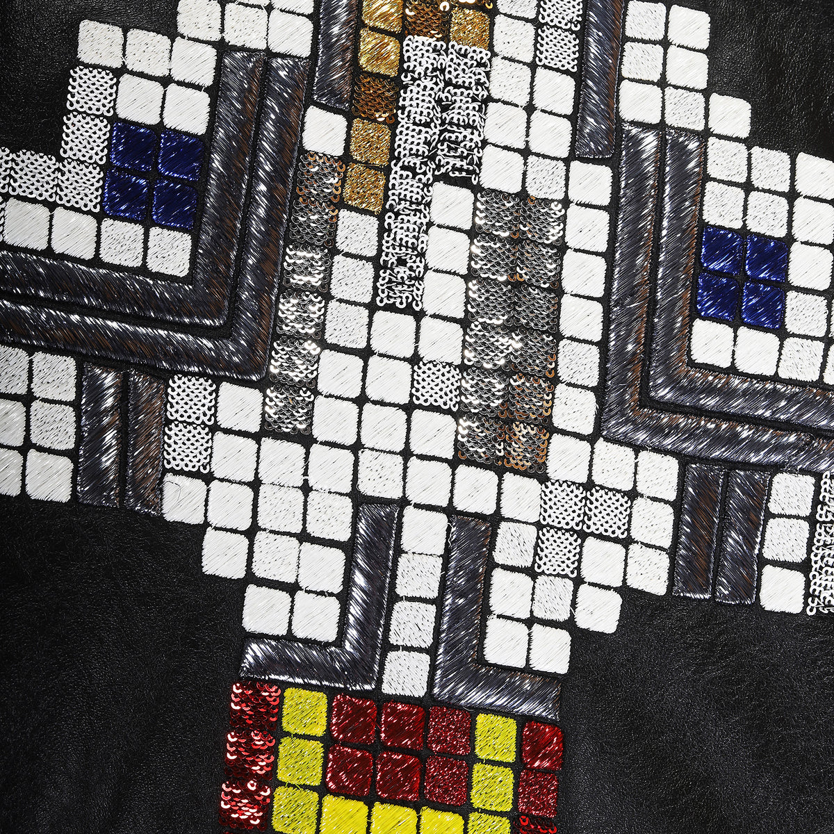 Saint Laurent Paris SS2016 Sample Rocket Embellished Leather Jacket