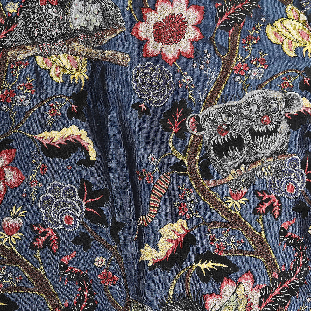 Louis Vuitton FW2013 Chapman Brothers "Garden in Hell" Silk Blazer