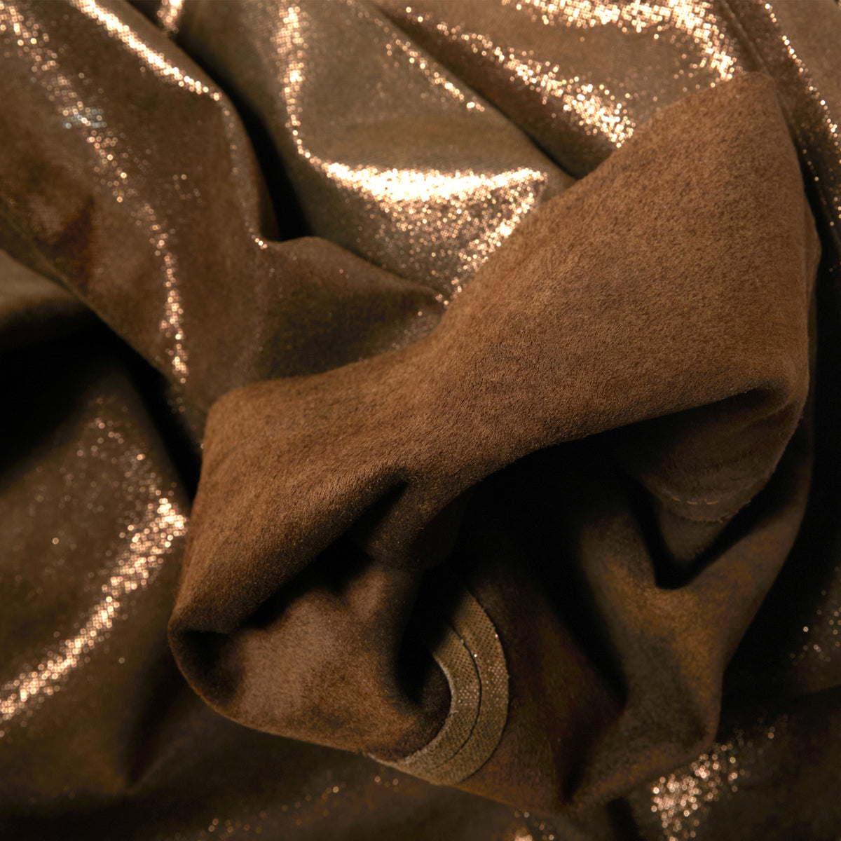 Dior Homme AW05 "In The Morning" Gold Glitter Leather Pants