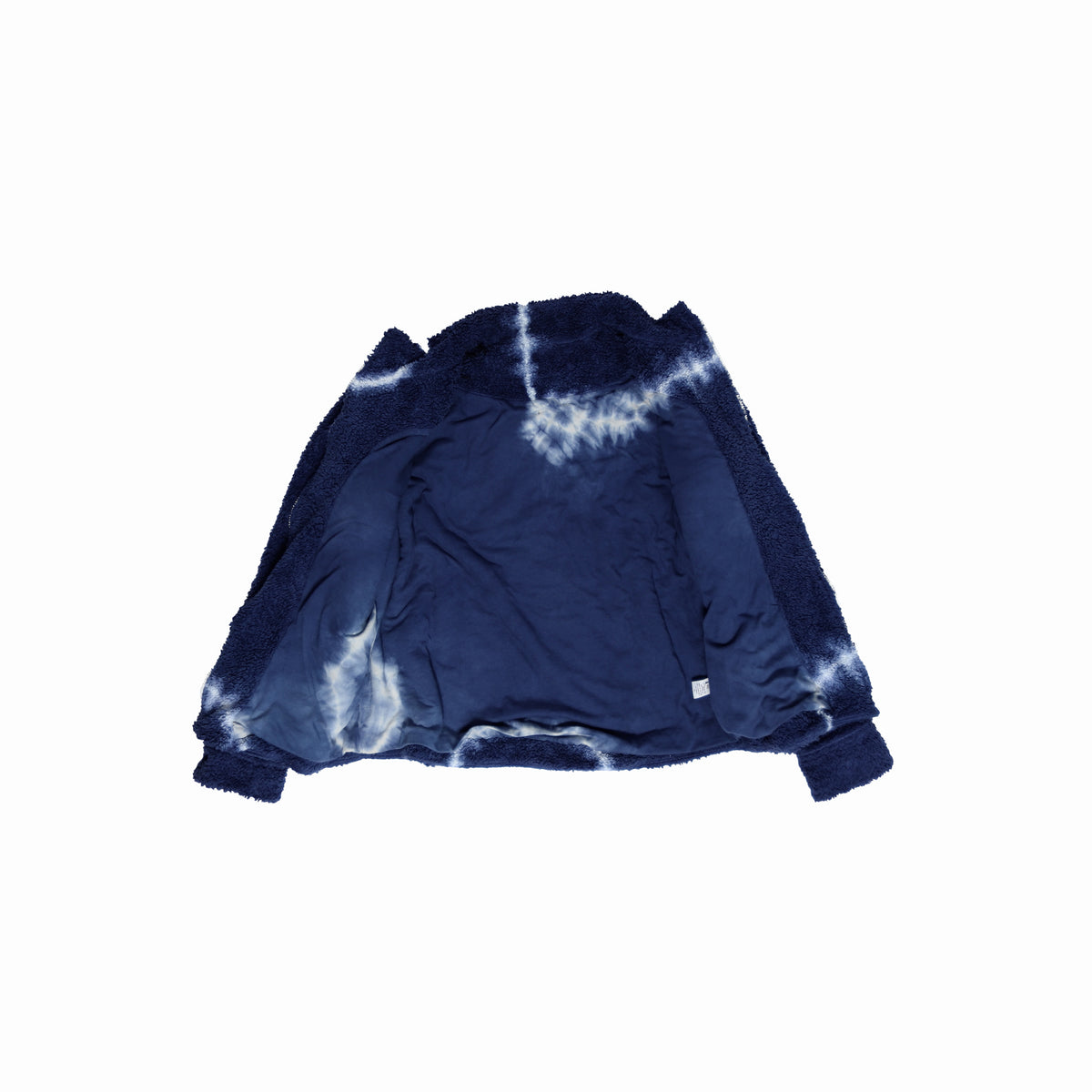 The Elder Statesman Oversized Tie Dye Sherpa Jacket