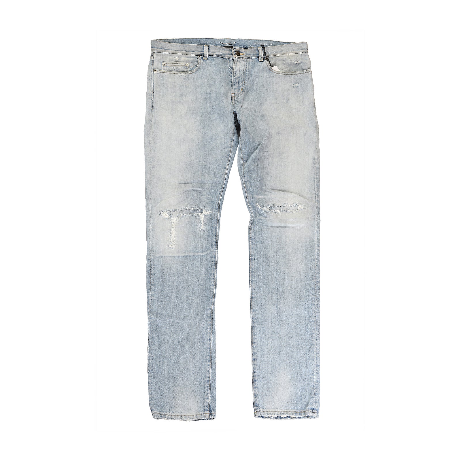 Saint Laurent SS2016 Surf Sound Knee Repair D02 Denim
