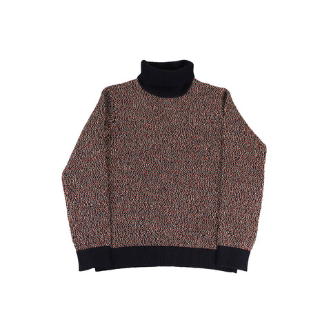 Raf Simons AW2003 Closer Multicolor Turtle Neck Knit Sweater