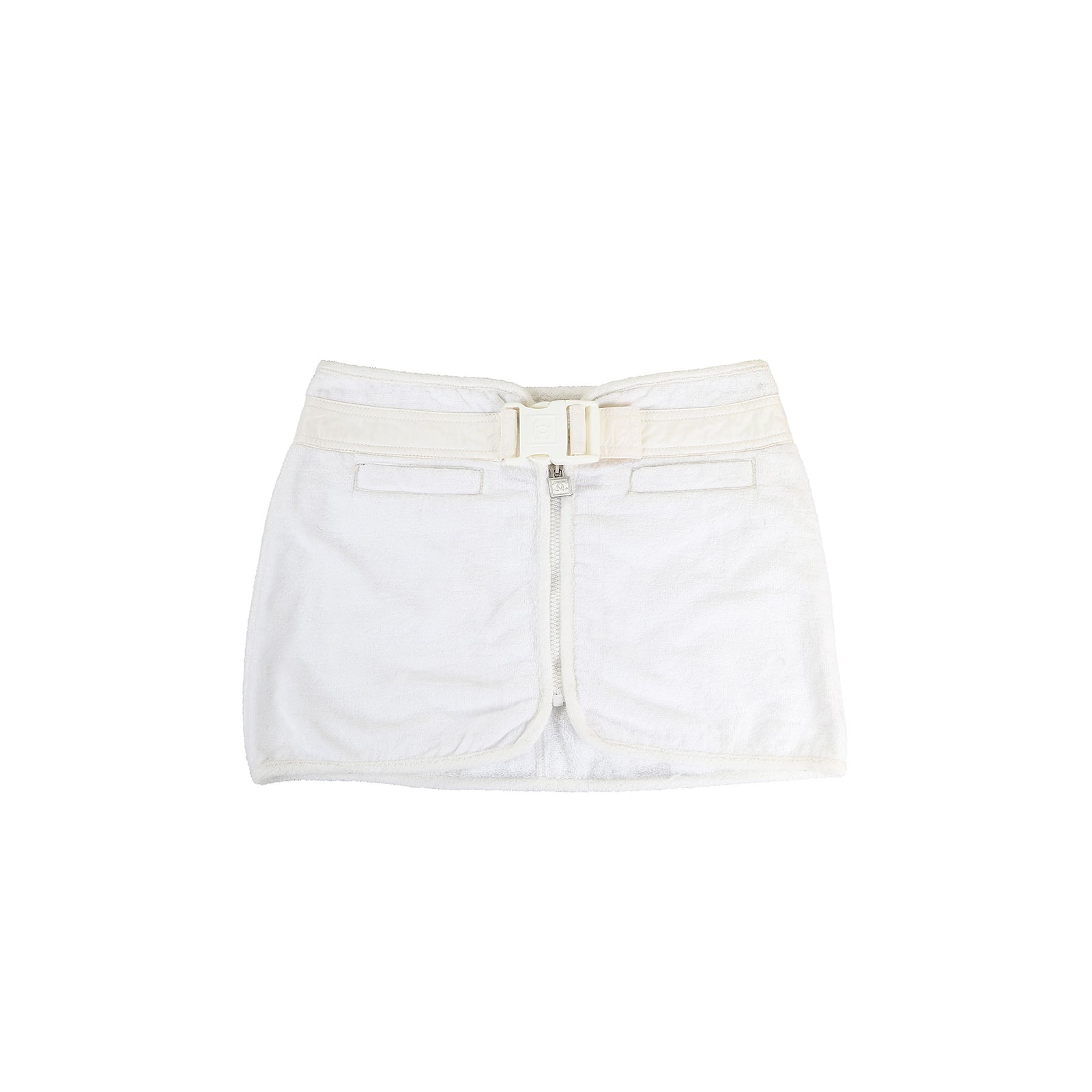 Chanel Sport 2000s Boucle Buckled Skirt