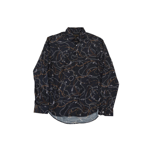 Louis Vuitton Sample Chain Silk Shirt