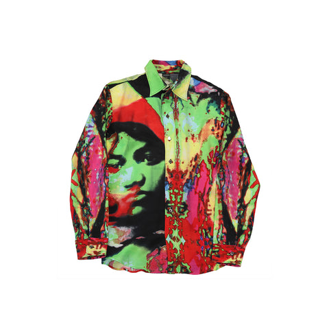 Jean Paul Gaultier SS2000 Psychedelic Viscose Shirt