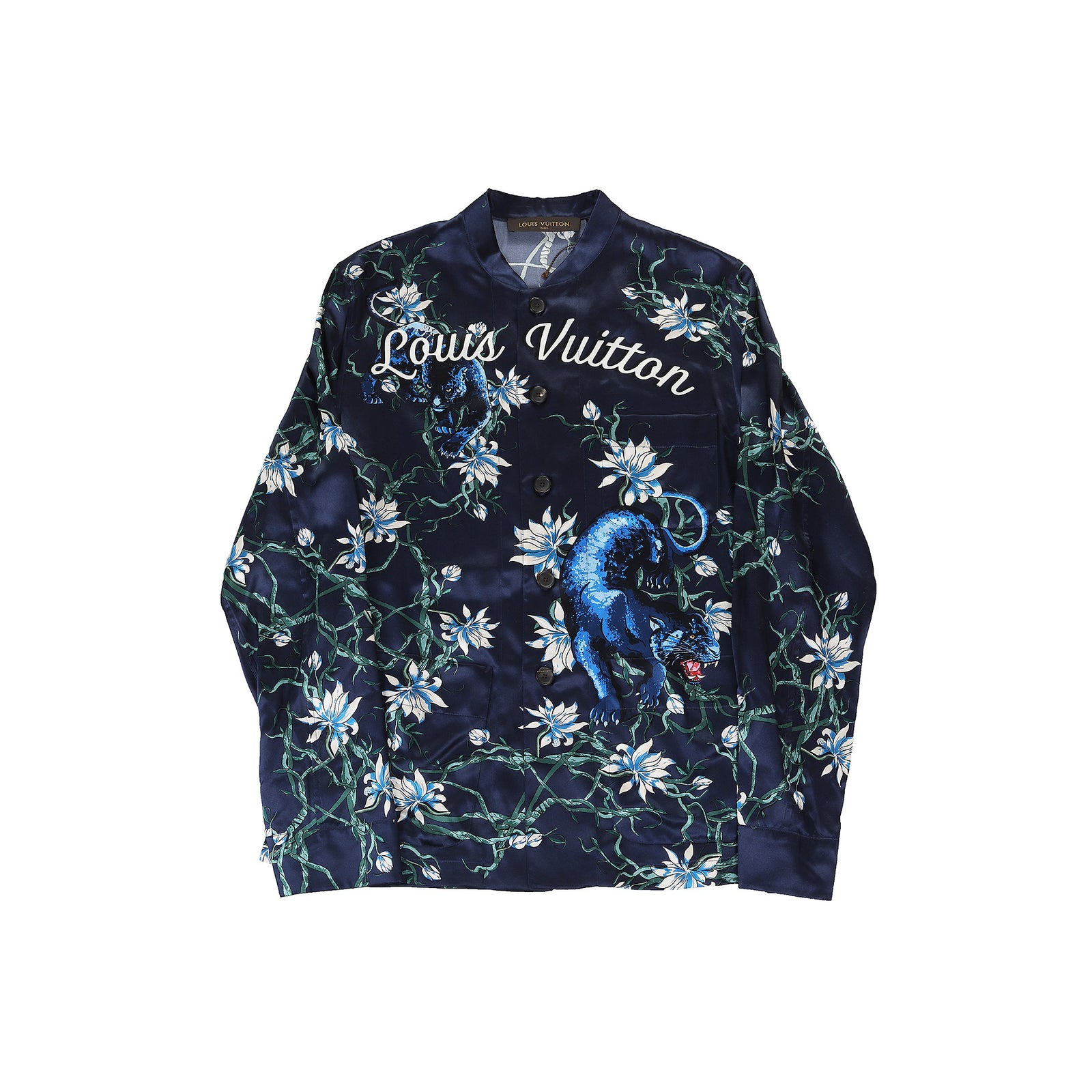 Louis Vuitton SS2016 Panther Silk Pajama Shirt
