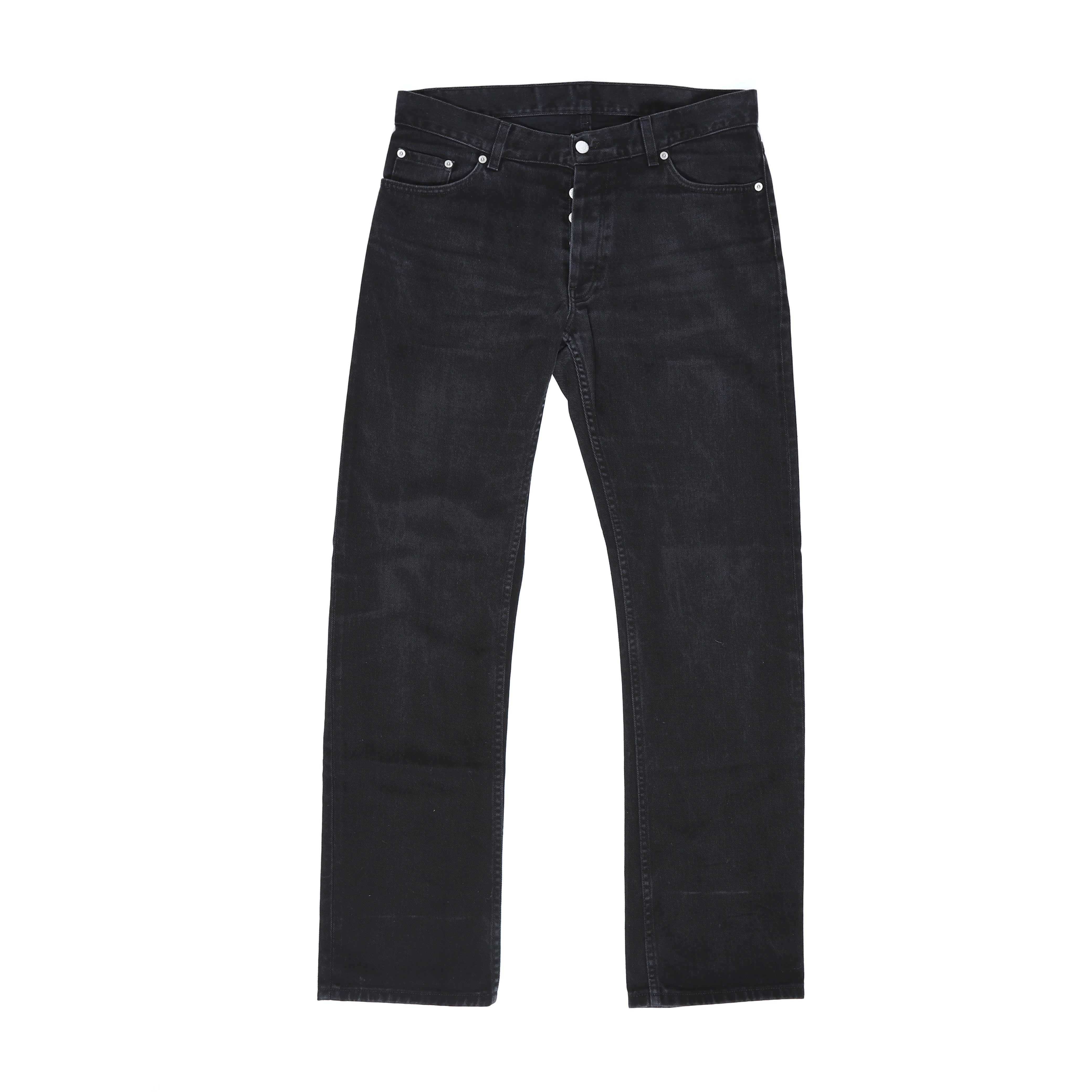 Helmut Lang 2000s Boot Cut Black Denim - Ākaibu Store
