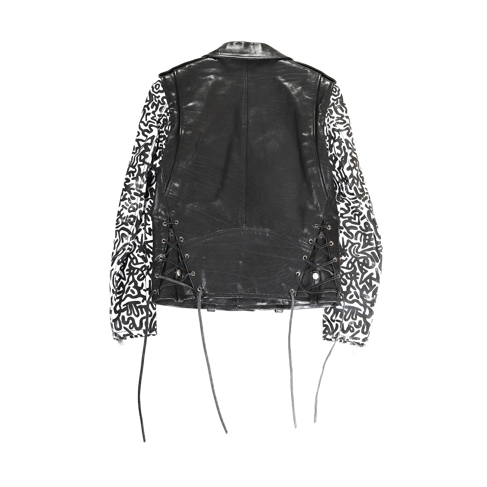 Saint Laurent Paris FW2013 Sumi Ink Calf Leather Motorcycle Jacket