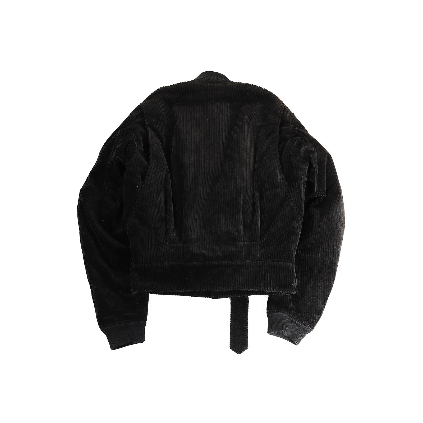 Haider Ackermann FW2015 Black Corduroy Bomber