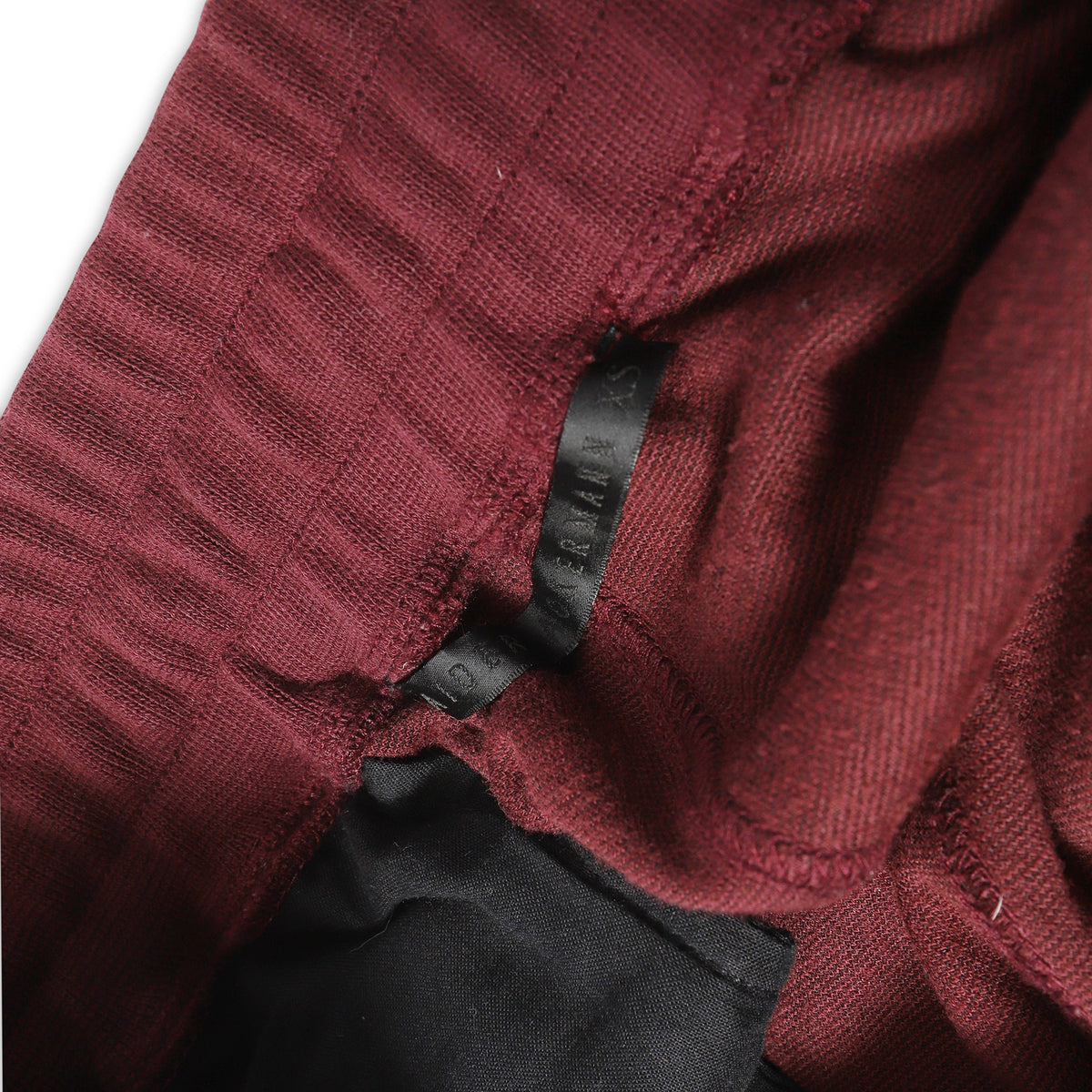 Haider Ackermann FW15 Asia Exclusive Burgundy Velvet Trackpants