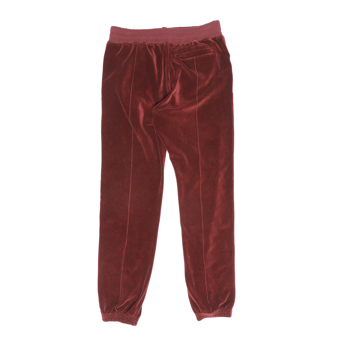 Haider Ackermann FW15 Asia Exclusive Burgundy Velvet Trackpants