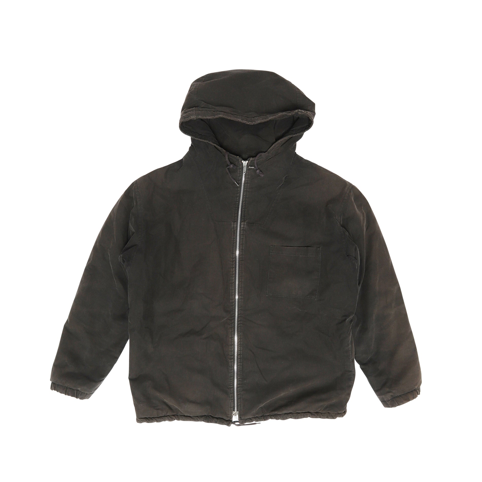 Helmut Lang Vintage Cotton One Pocket Zip Hooded Jacket