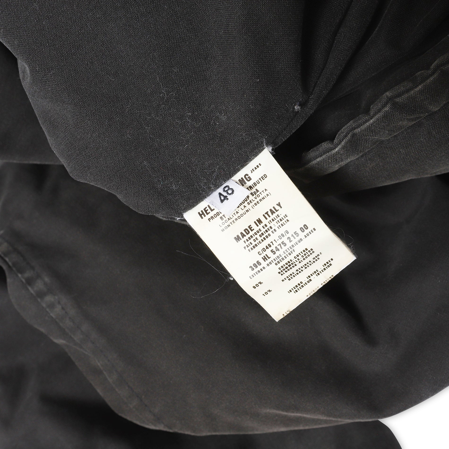 Helmut Lang Vintage Cotton One Pocket Zip Hooded Jacket