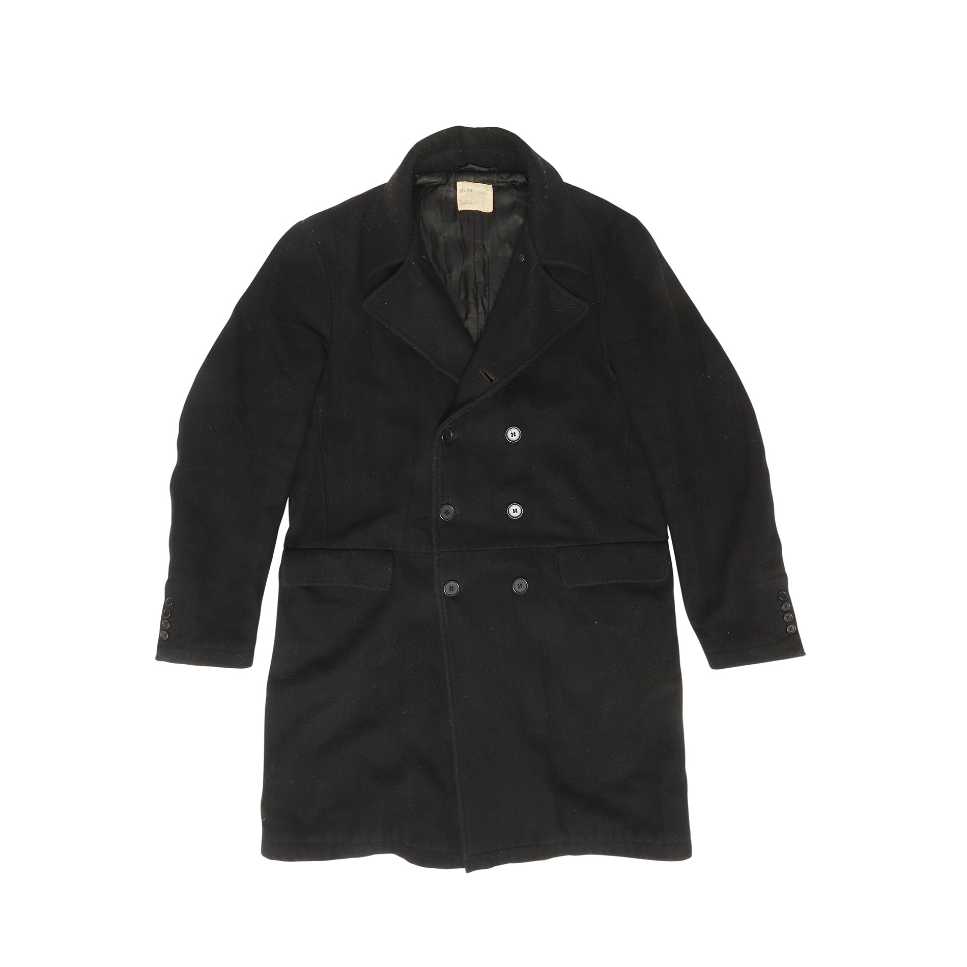 Helmut Lang AW98 Double Breasted Wool Coat