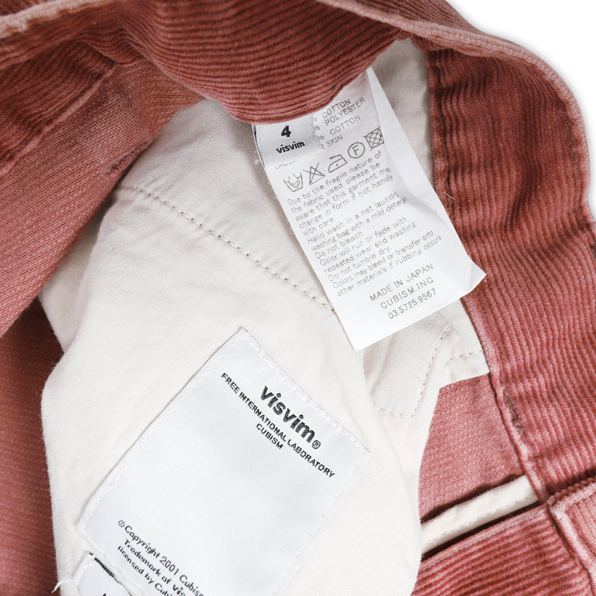 Visvim 01 Fluxus Corduroy Pants