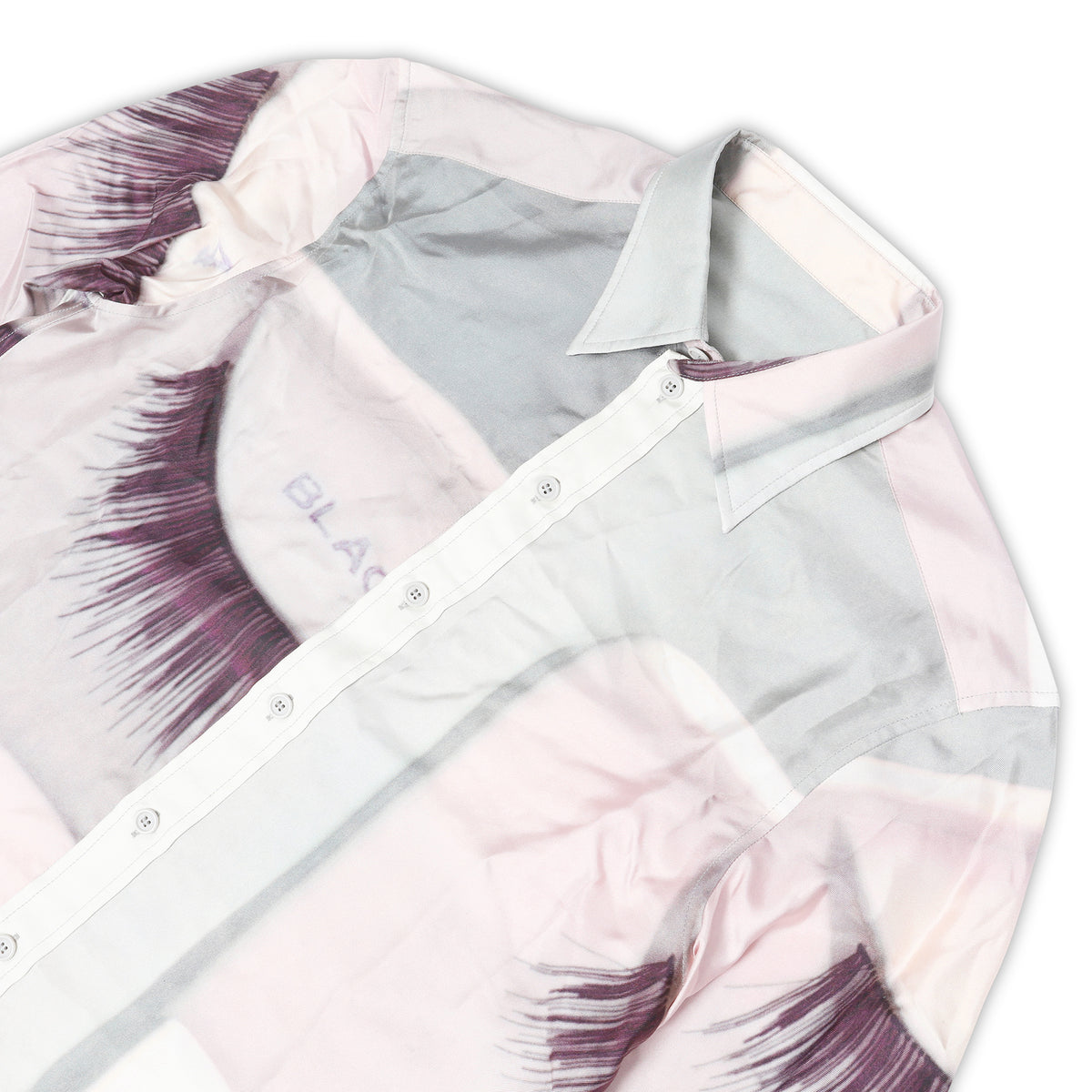 Celine by Pheobe Philo Eye Print Silk Shirt