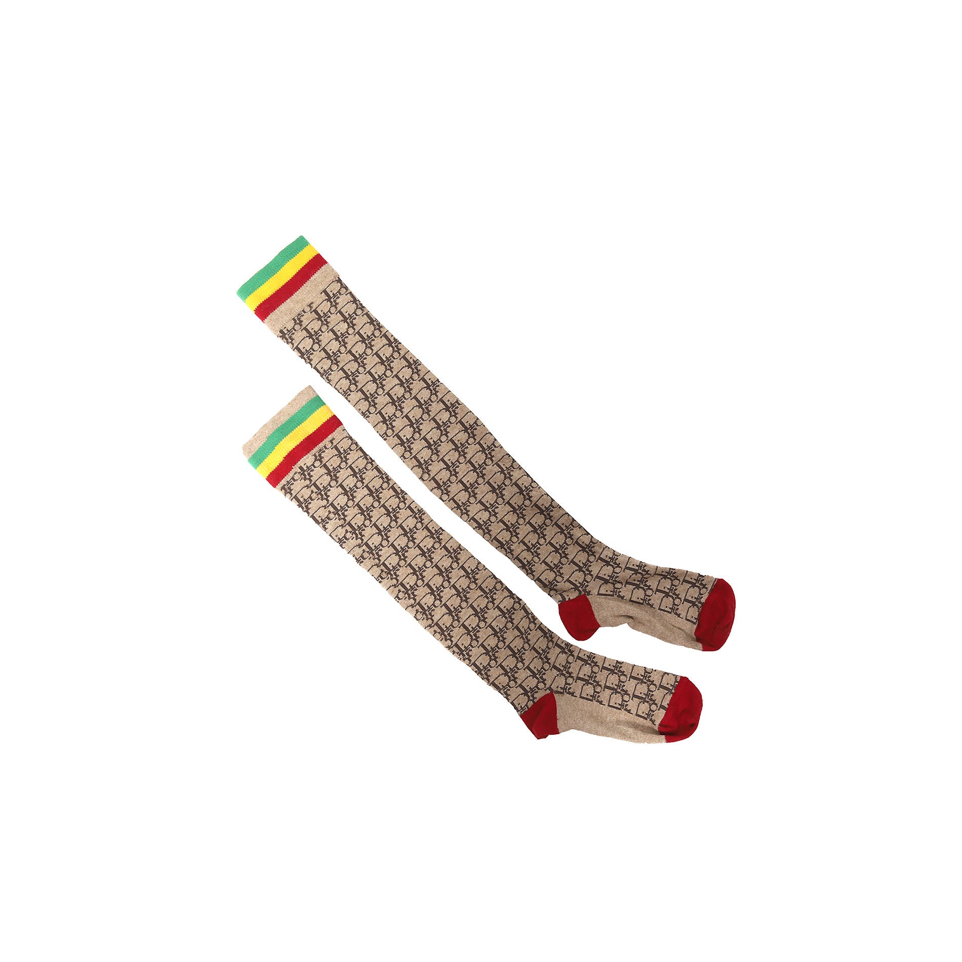 Christian Dior by John Galliano SS04 Rasta Socks - Ākaibu Store