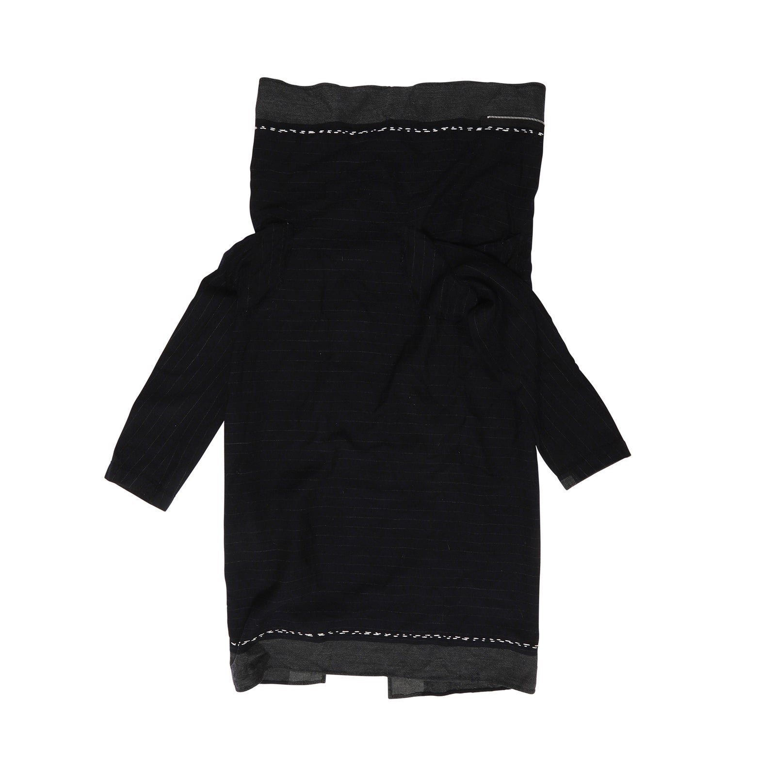 Comme des Garcons 90s Asymetrical Pinstripe Robe