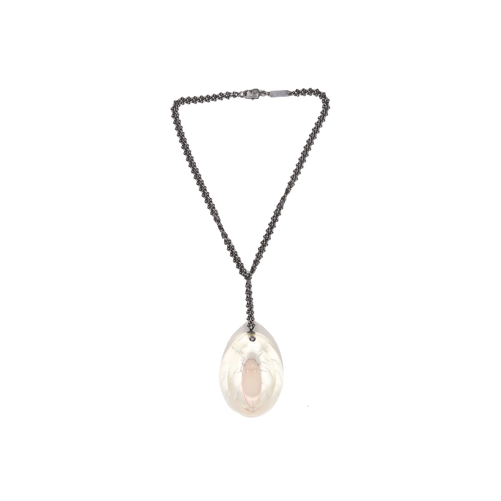 Maison Margiela Painted Scarab Choker Necklace