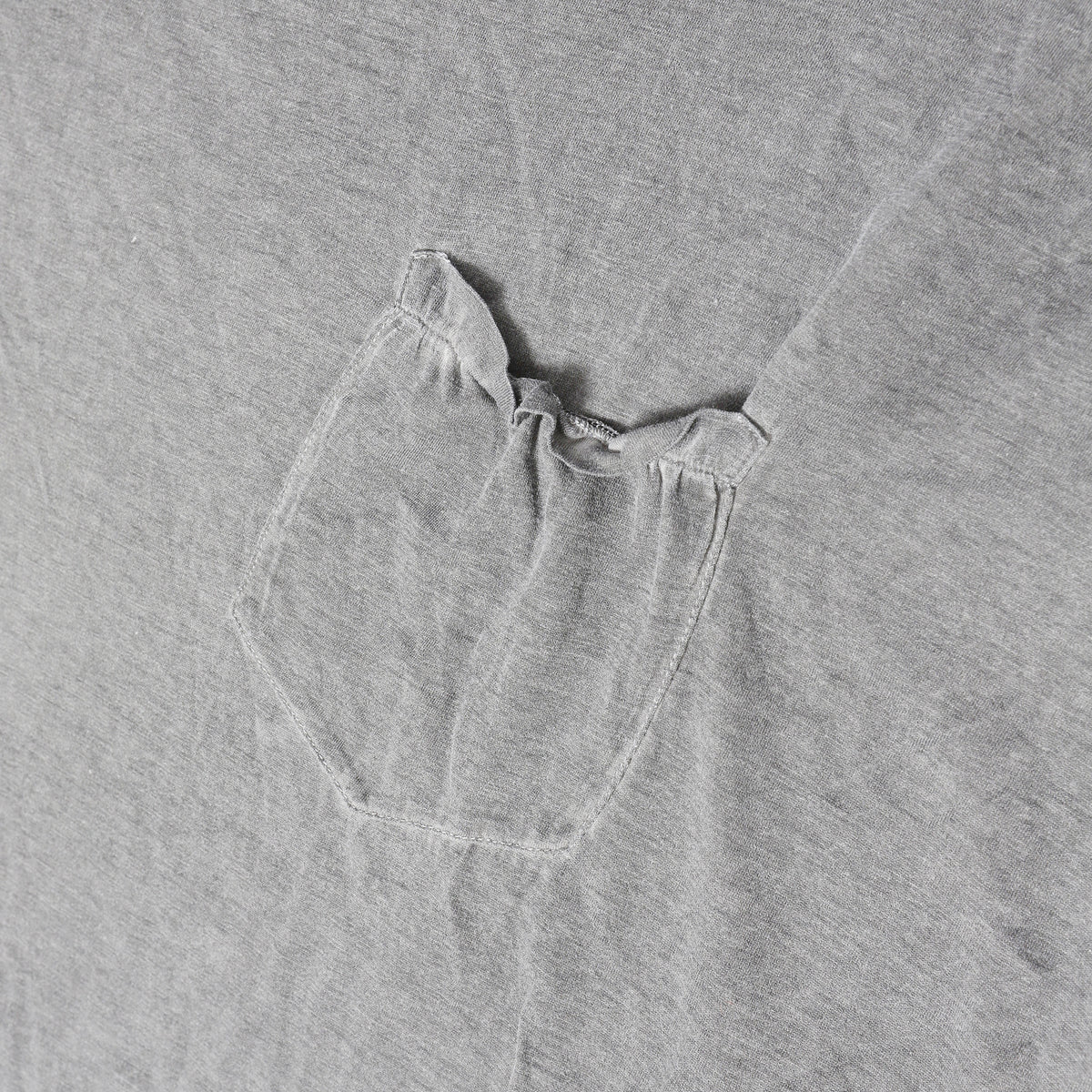 Saint Laurent Paris FW14 Washed Black Pocket Shortsleeve Shirt