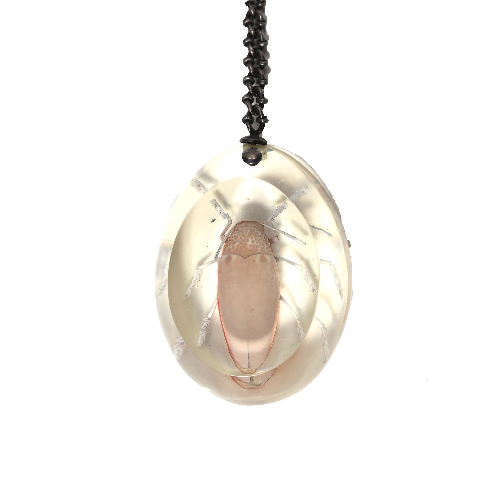 Maison Margiela Painted Scarab Choker Necklace