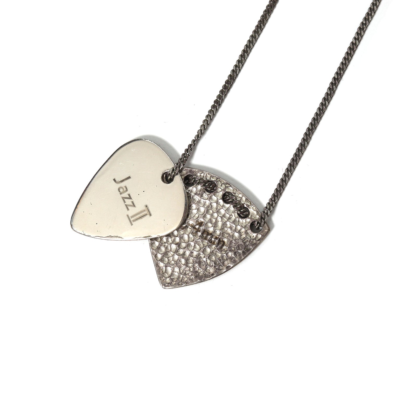 Maison Martin Margiela SS08 Silver Guitar Pick Necklace