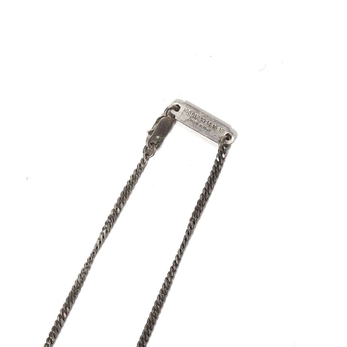 Maison Martin Margiela SS08 Silver Guitar Pick Necklace