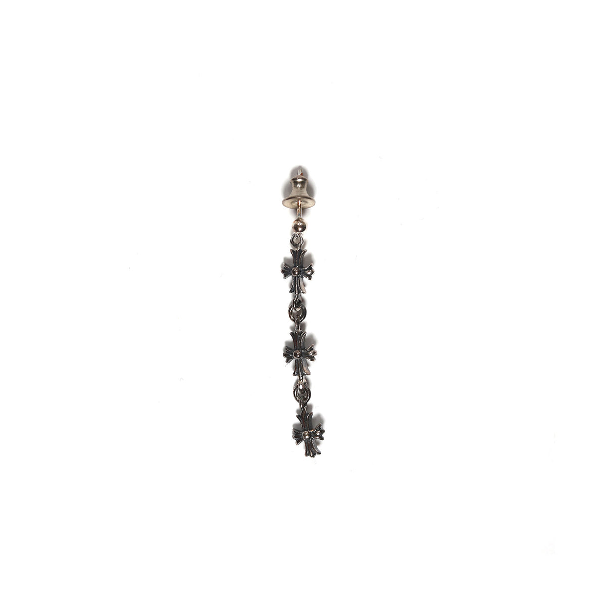 Chrome Hearts Multi Cross Silver Earring
