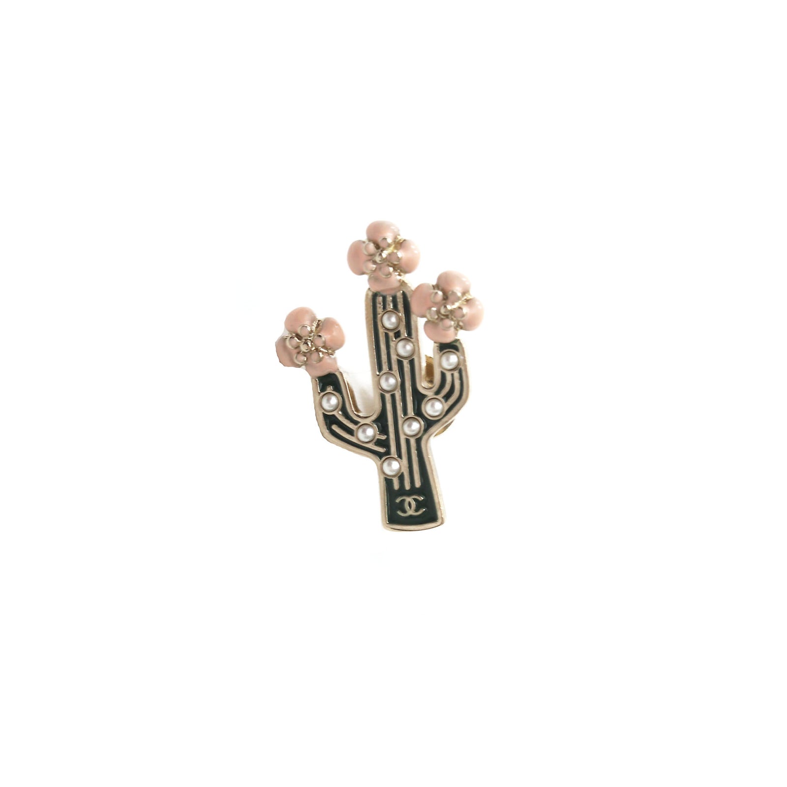 Chanel 2017 Cuba Cruise Cactus Brooch
