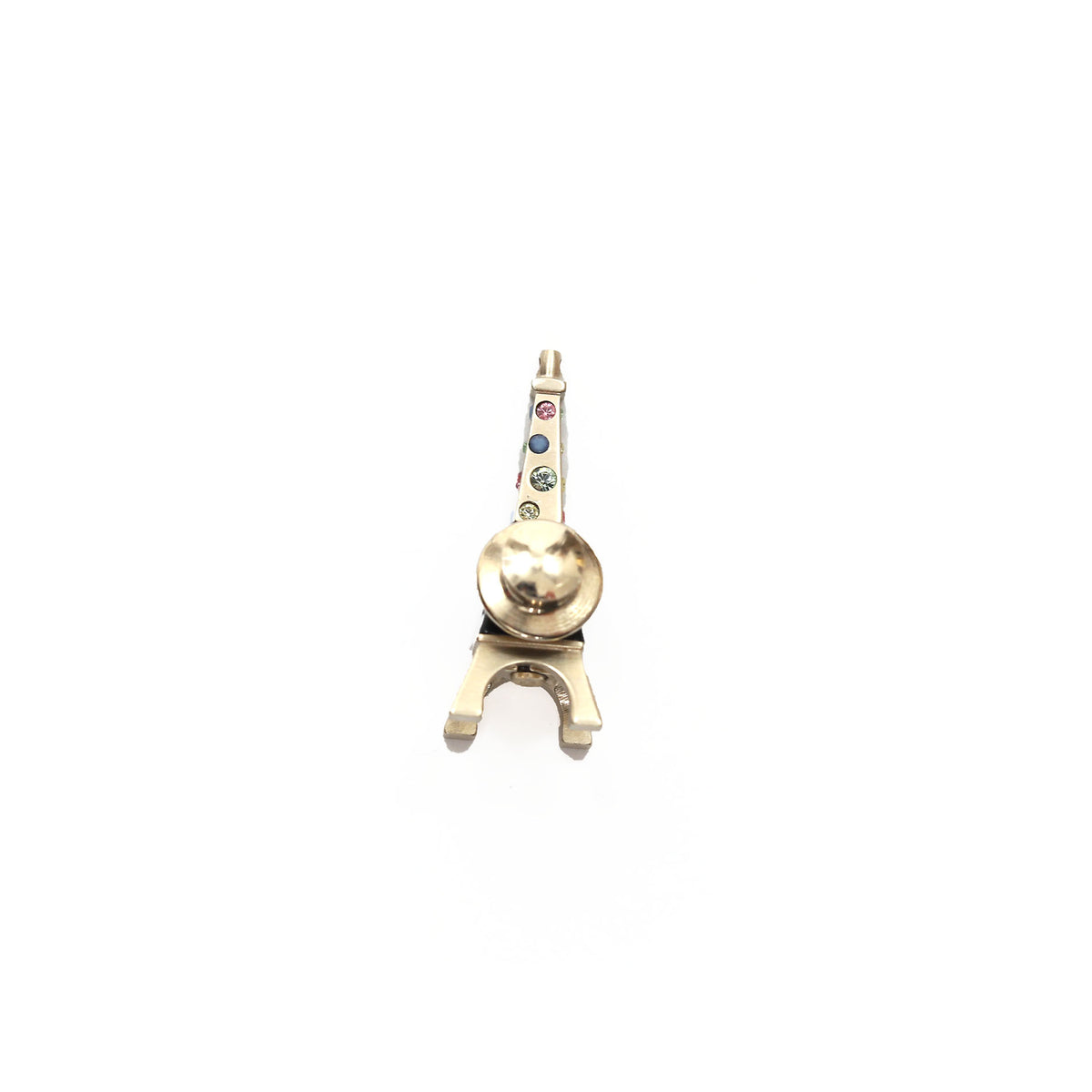 Chanel 2006 Eifel Tower Rhinestone Brooch
