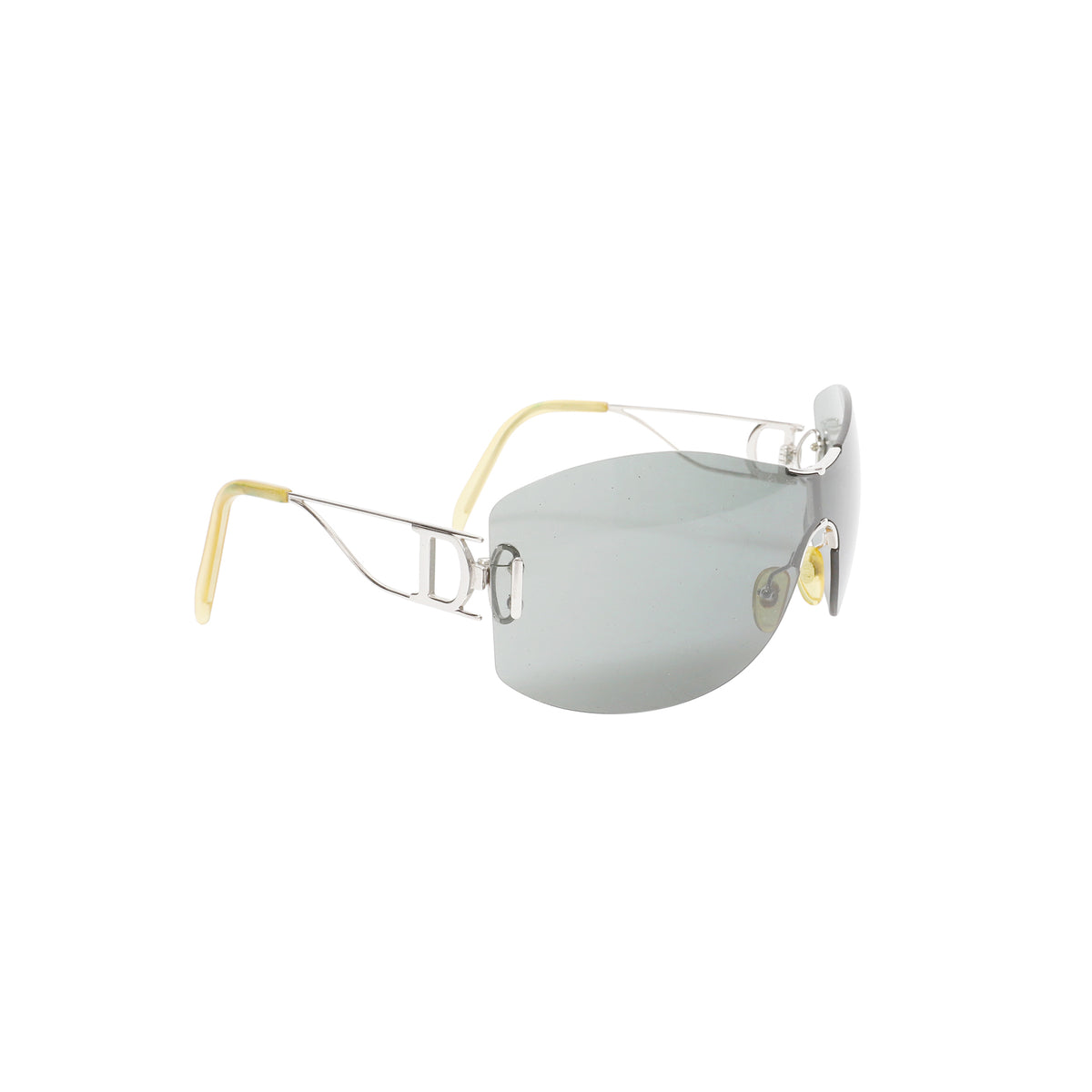 Christian Dior by John Galliano Frameless D Decor Visor Sunglasses