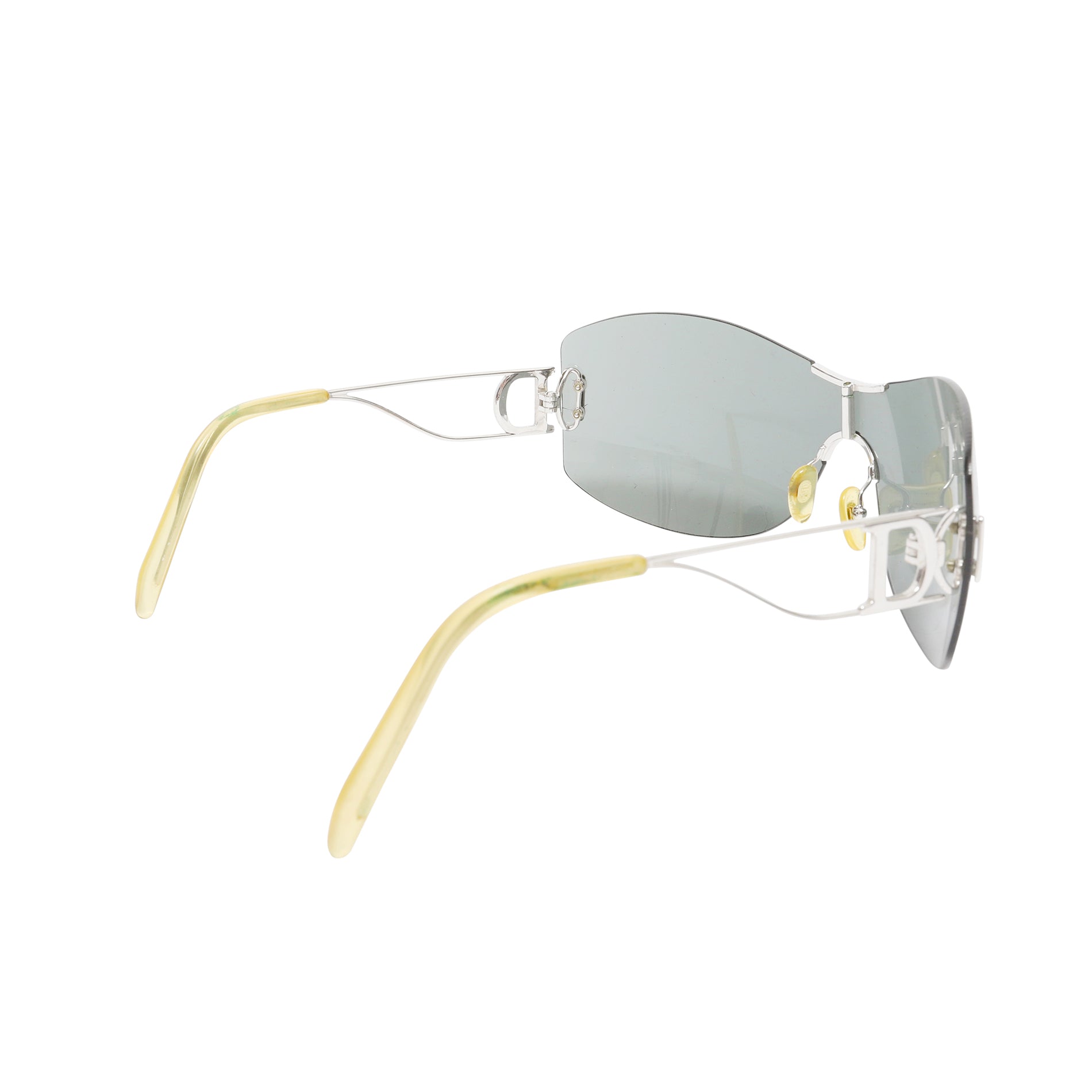 Christian Dior by John Galliano Frameless D Decor Visor Sunglasses