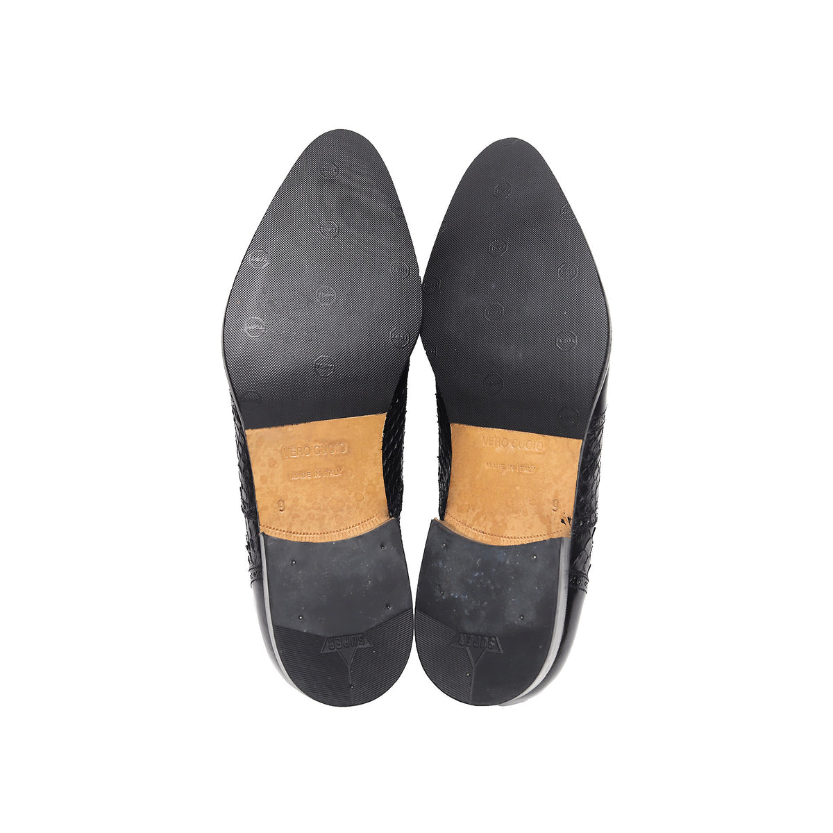 Helmut Lang AW03 Watersnake Pointed Toe Derbies