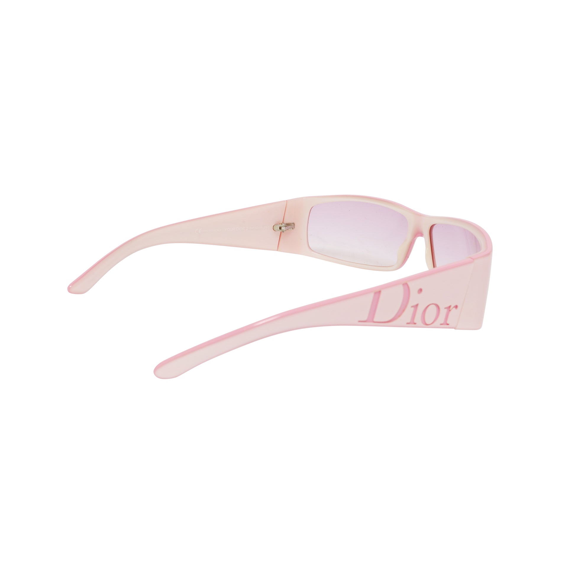 Christian Dior by John Galliano "Your Dior 2" Pink Logo Sunglasses