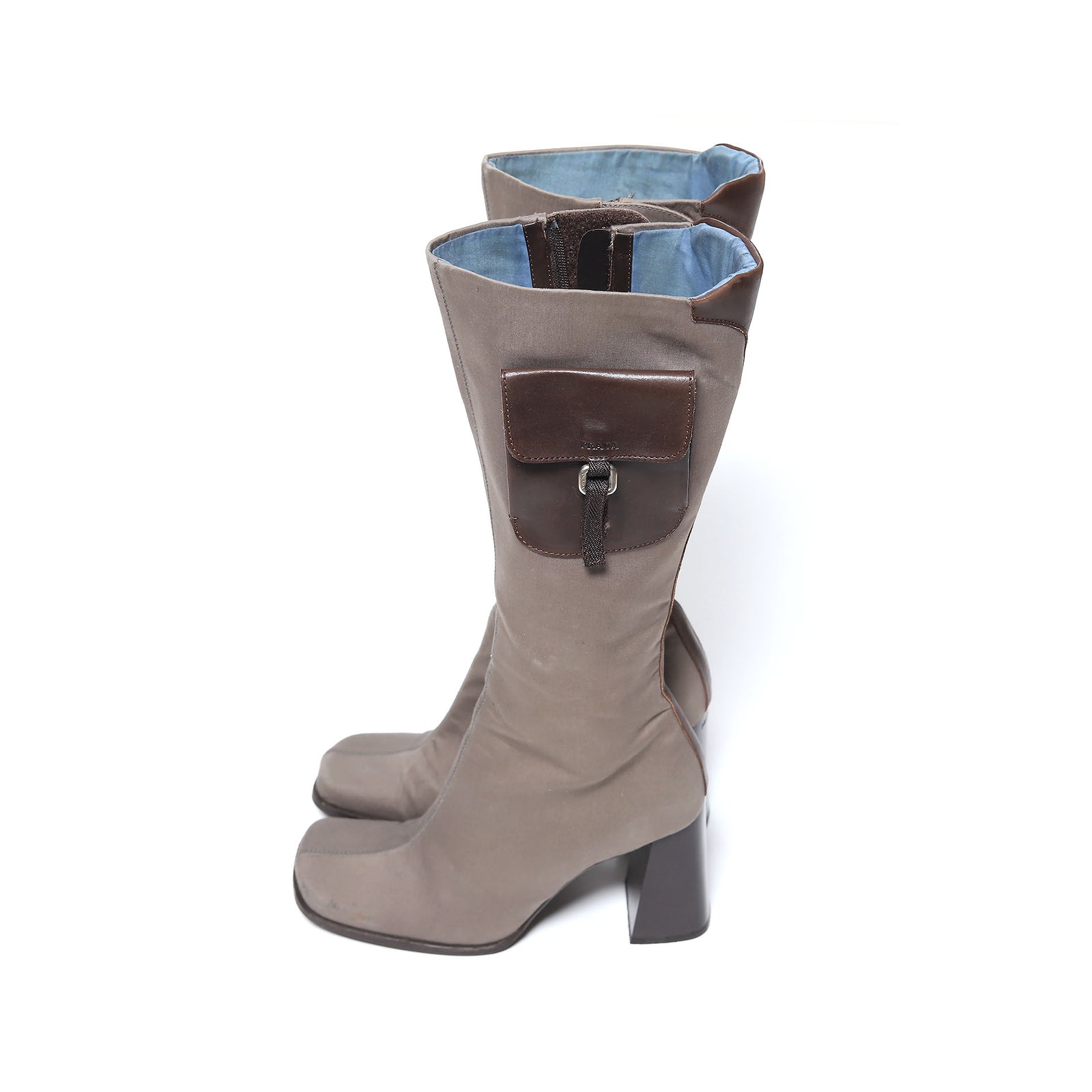 Prada FW99 Detachable Cargo Bag Boots