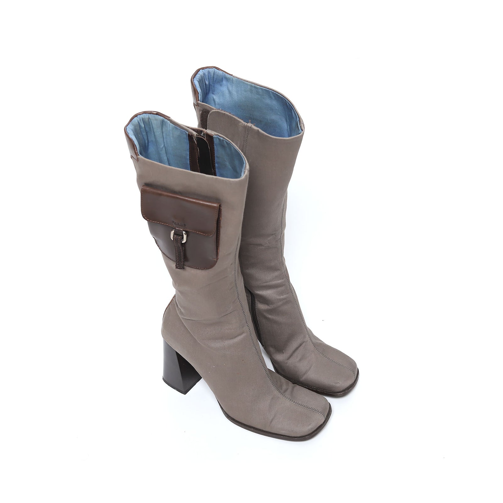 Prada FW99 Detachable Cargo Bag Boots