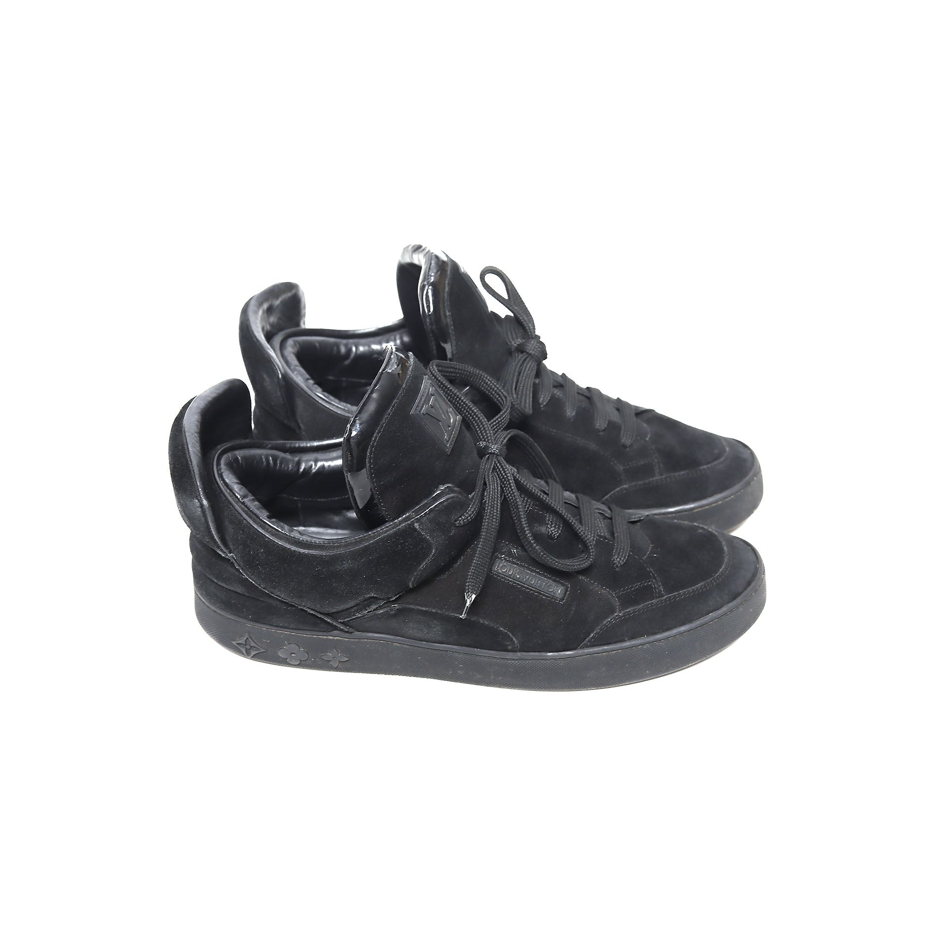 Louis Vuitton VERY RARE Kanye West x Louis Vuitton Dons in Black Suede